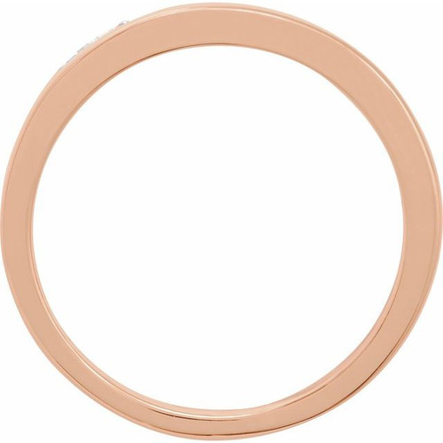 14K Rose 1/3 CTW Natural Diamond Ring