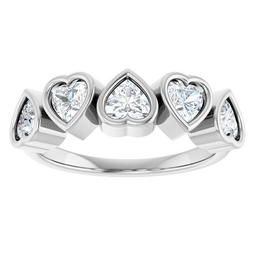 Platinum 1 1/8 CTW Lab-Grown Diamond Ring