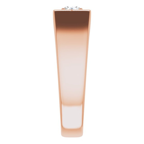 14K Rose 1/3 CT Lab-Grown Diamond Ring