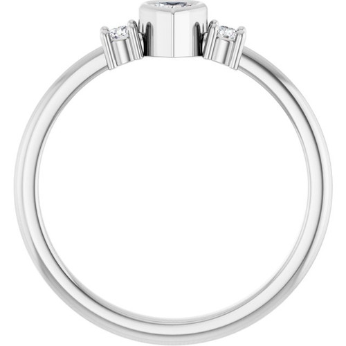 Platinum 1/6 CTW Natural Diamond Ring Platinum 1/6 CTW Natural Diamond Ring