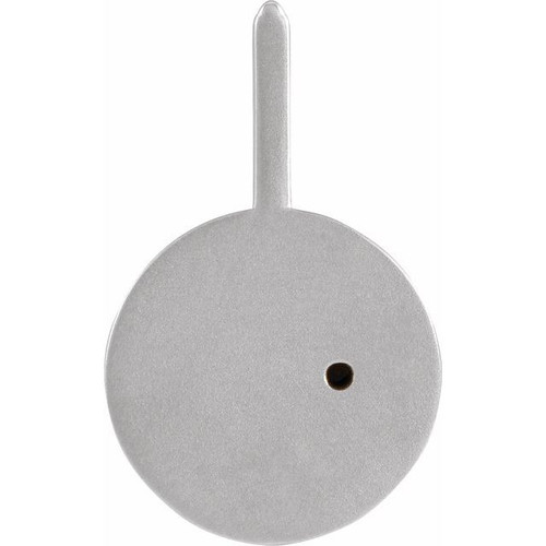 Sterling Silver Natural Black Spinel & .075 CTW Natural Diamond Aquarius Charm/Pendant