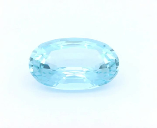 Oval 4.68 carats Natural Aquamarine Aquamarine, 12.79 x 9.44 x 6.58