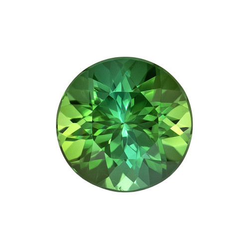 1.24 Green Tourmaline Round 6.8 x 6.8 mm