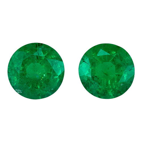 1.02 Green Emerald Round 5.1 x 5.1 mm