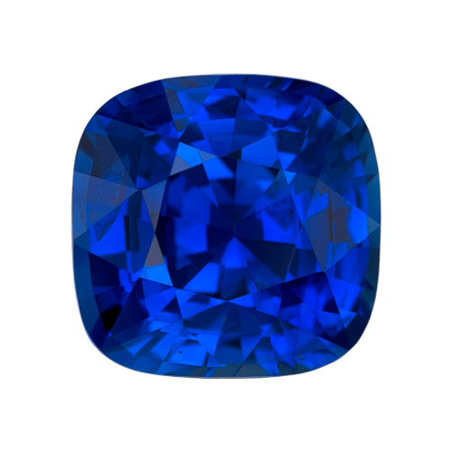 3.71 Blue Sapphire Cushion 8.69 x 8.53 x 5.75 mm