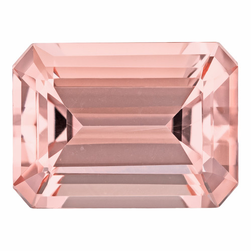 4.92 Pink Morganite Emerald 12.2 x 8.9 mm