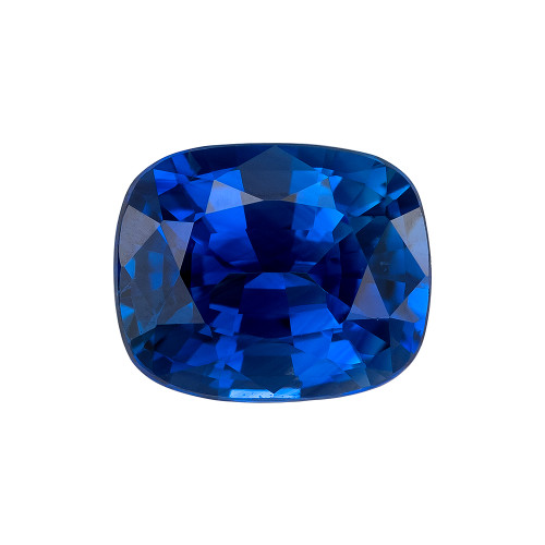 1.27 Blue Sapphire Cushion 6.9 x 5.7 mm