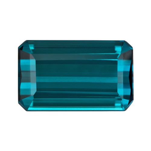 2.12 Carat Vivid Blue Tourmaline Octagon Cut Loose Gem $1641.00