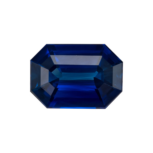 1.22 Carat Blue Sapphire, Octagon Cut, 7.5 x 5.3 mm  $2,623