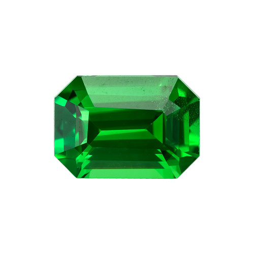 1.06 Carat Vivid Green Emerald Loose Gemstone, 6.9 x 4.8 mm Size