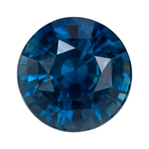 5.55 Blue Sapphire Round 9.93 x 10 x 7.17 mm