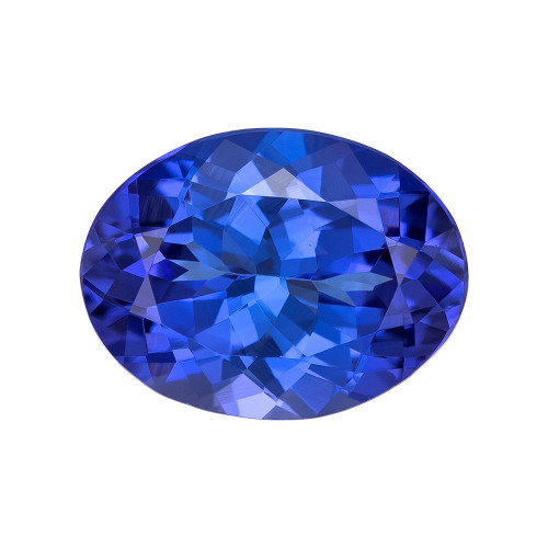 1.8 Blue Purple Tanzanite Oval 9.1 x 6.9 mm