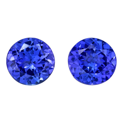 1.8 Blue Purple Tanzanite Round 6.1 x 6.1 mm