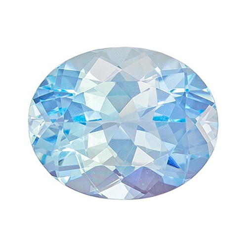 2.49 Blue Aquamarine Oval 10 x 8 mm