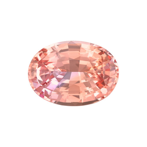 1.3 Padparadscha Sapphire Oval 7.73 x 5.58 x 3.67 mm