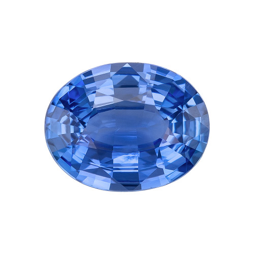 1.51 Carat Blue Sapphire, Oval Shape, 8.1 x 6.4 mm  $1,689
