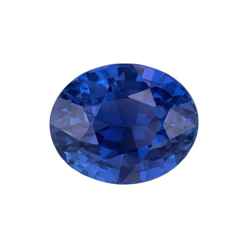 1.81 Carat Royal Deep Blue Sapphire Gem, Oval Cut, 7.48 x 6.09 x 4.71 mm | Unheated | GIA Cert | $4670