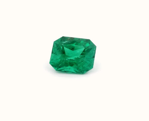 Radiant 1.3 carats Natural Emerald Emerald, 6.56 x 6.51 x 4.96