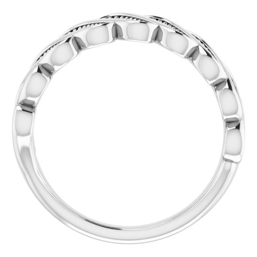 Buy 14 Karat White Gold 0.25 Carat Diamond Stackable Ring