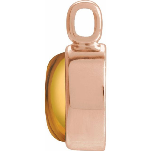 14K Rose Gold Citrine Ring Fine Jewelry  $302