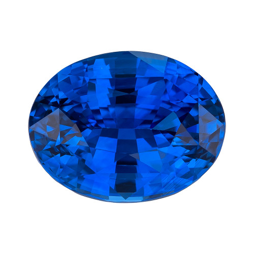 3.62 Blue Sapphire Oval 9.89 x 7.6 x 5.51 mm