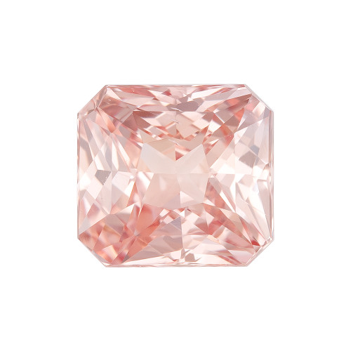 2 Padparadscha Sapphire Radiant 6.74 x 6.26 x 4.72 mm