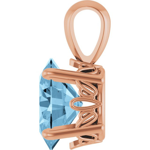 14K Rose Gold Topaz Ring Fine Jewelry  $364