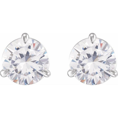 Platinum 1/5 CTW Natural Diamond Earrings