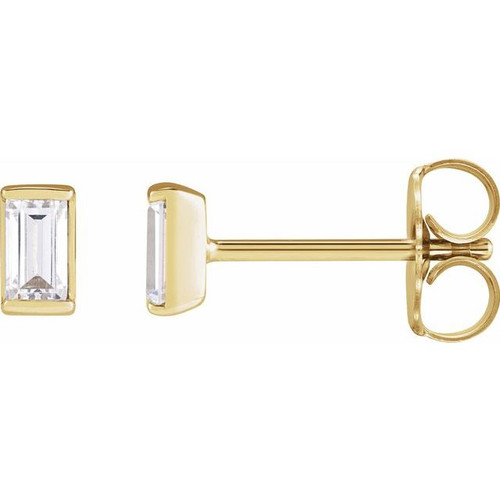 14K Yellow 1/5 CTW Natural Diamond Stud Earrings