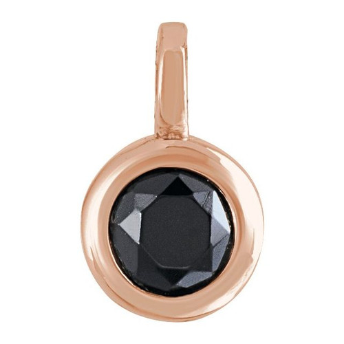 14K Rose Gold Onyx Ring Fine Jewelry  $228
