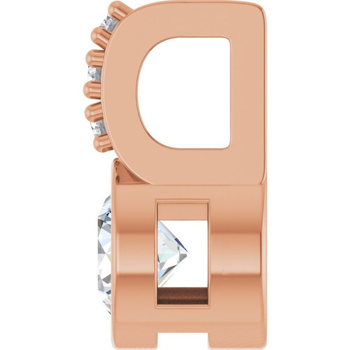 14K Rose 1/4 CTW Lab-Grown Diamond Pendant
