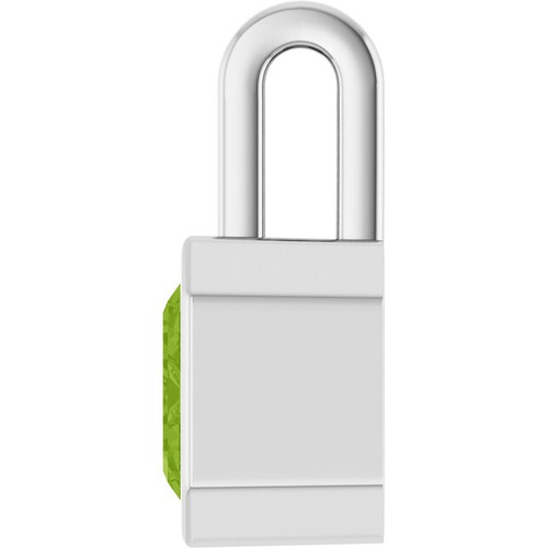 14K White Natural Peridot Pendant