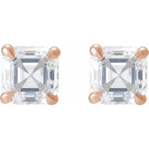 14K Rose 1/3 CTW Natural Diamond Earrings