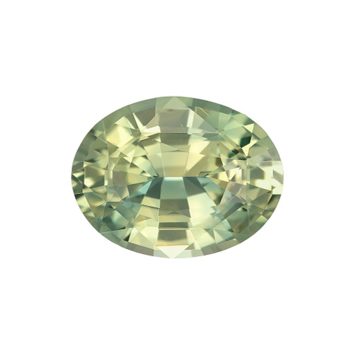 1.21 Carat Green Sapphire, Oval Cut, 7.4 x 5.7 mm | Selected Fine Gem | $1,093.00
