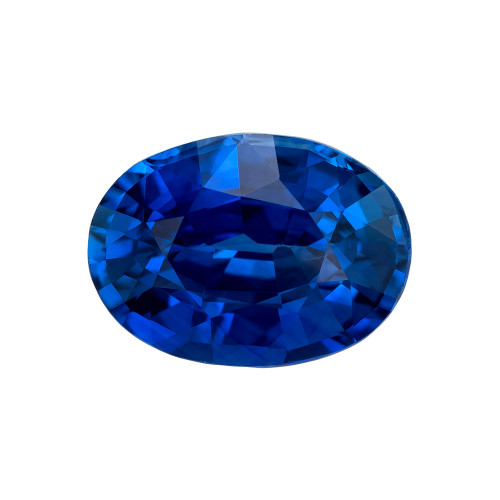 1.64 Carat Blue Sapphire, Oval Cut, 8.1 x 5.9 mm | Selected Fine Gem | $4,937.00