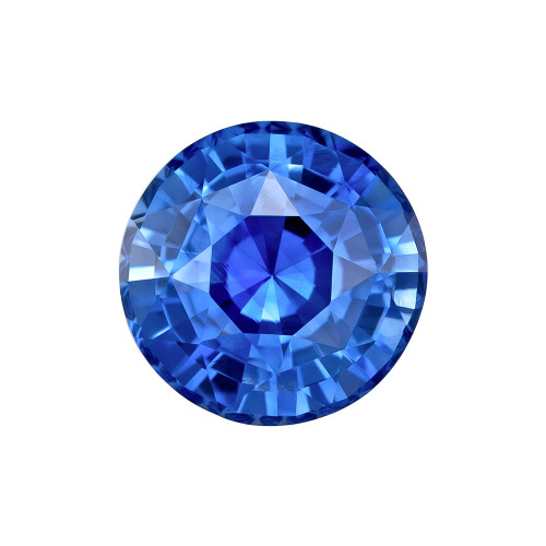 1.81 Carat Blue Sapphire, Round Cut, 6.9 mm | Selected Fine Gem | $4,281.00