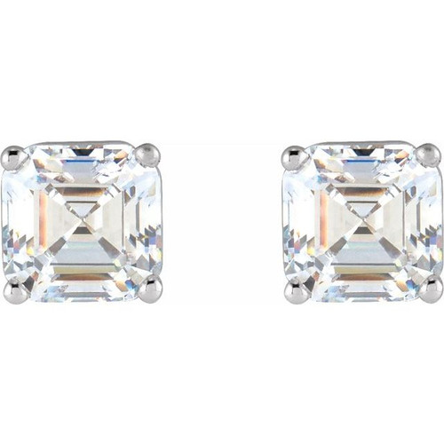 Platinum 3/8 CTW Lab-Grown Diamond Earrings