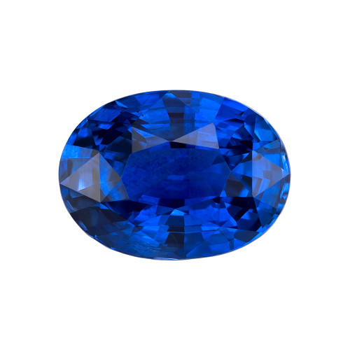 2.03 Carat Loose Rich Medium Blue Sapphire, Oval Cut, 8.3 x 6.1 mm Collector Quality Gem Hand Selected by AfricaGems $4801