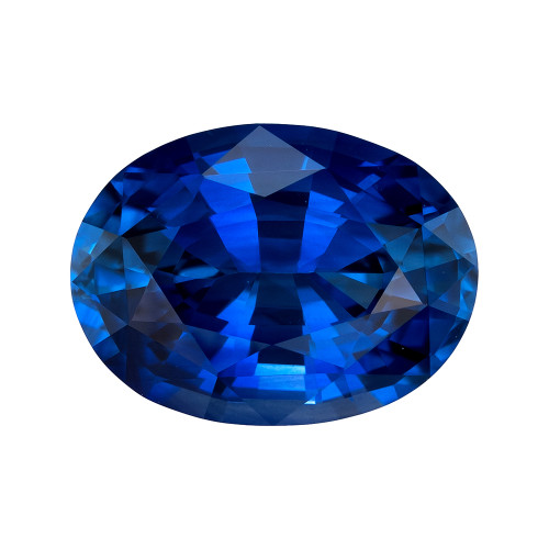 2.59 Carat Loose Royal Blue Sapphire, Oval Cut, 9.5 x 7 mm Natural Gemstone Hand Selected by AfricaGems $7351