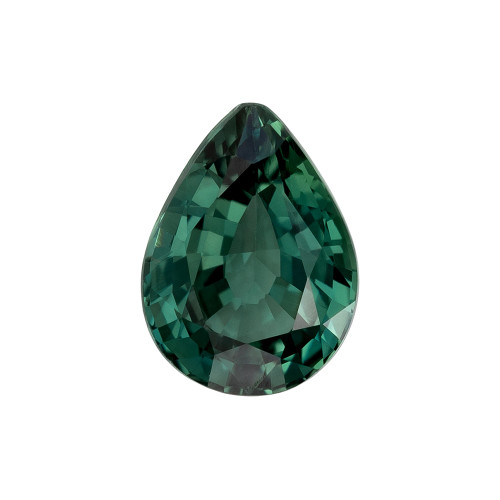 1.02 Green Sapphire Pear 7.1 x 5.2 mm