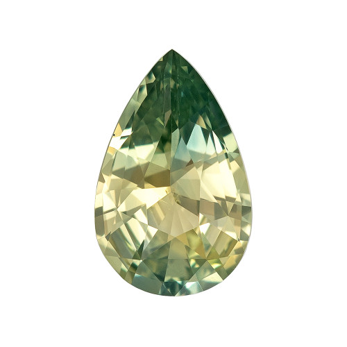 1.3 Green Sapphire Pear 9.1 x 5.8 mm