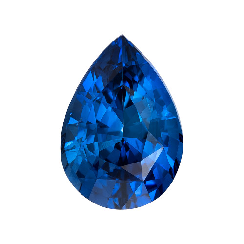 2.13 Carat Loose Royal Blue Sapphire, Pear Cut, 9.2 x 6.5 mm Fine Quality Loose Gemstone Hand Selected by AfricaGems $5496