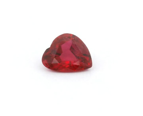 Heart 0.63 carats Natural Ruby Ruby, 5.4 x 5.43 x 2.7