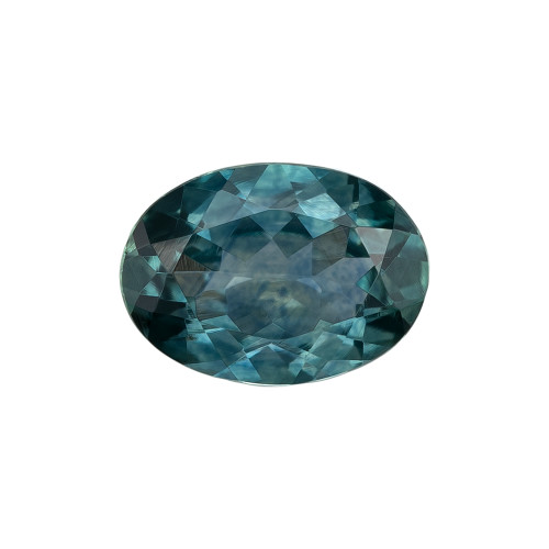 0.86 Carat Weight Teal  Sapphire Fine Gemstone, Oval Shape, 7.1 x 5.1 mm| $1443