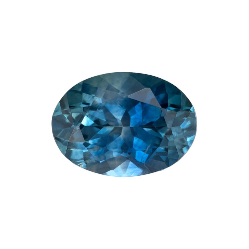 1.07 Carat Weight Teal  Sapphire Fine Gemstone, Oval Shape, 7 x 5.1 mm| $1519