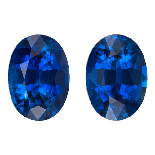 2.09 Blue Sapphire Oval 7 x 5 mm