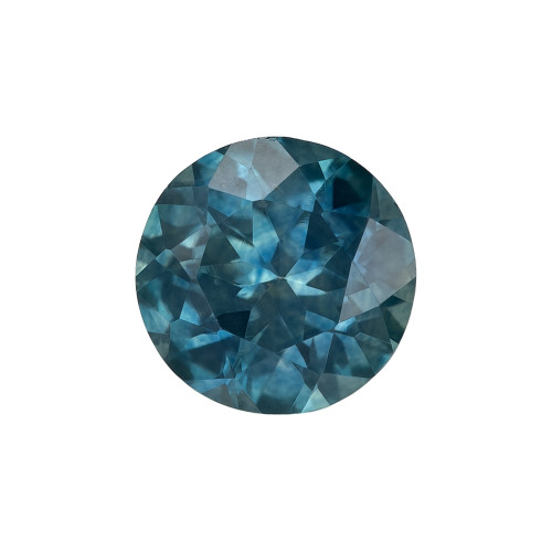 1.01 Carat Weight Teal  Sapphire Fine Gemstone, Round Shape, 6.1 mm| $1911