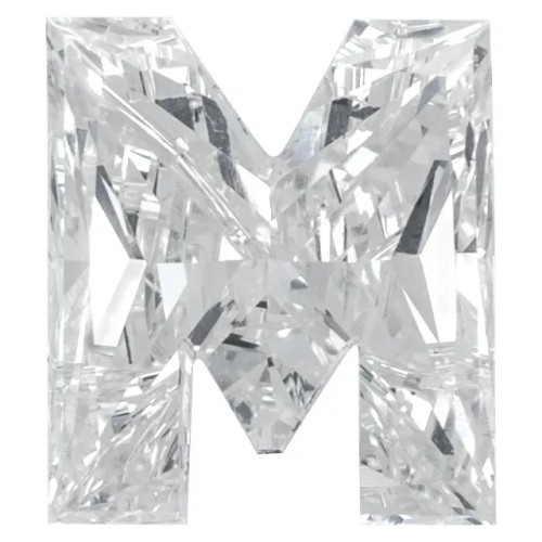 1.15 Carat Brilliant Cut VS GH Lab Grown Diamond Initial M