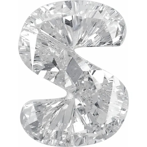 0.85 Carat Brilliant Cut VS GH Lab Grown Diamond Initial S