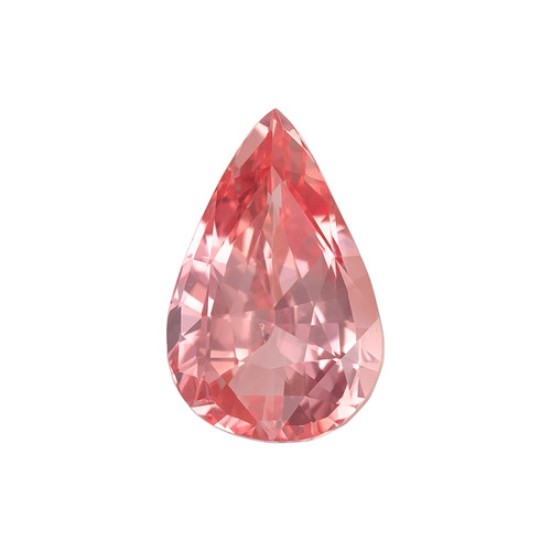 1.00 Carat Padparadscha No Heat, GIA Certed, Sapphire Gem, Oval Cut, 7.57 x 4.9 x 3.52 mm | $4300